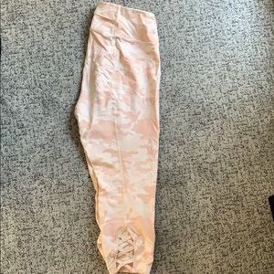 Torrid Pink/Nude Camo Yoga pants